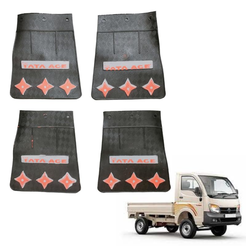 Autokaar PVC Mud Flap Tyre Flap for Tata Ace All Models - Image 2