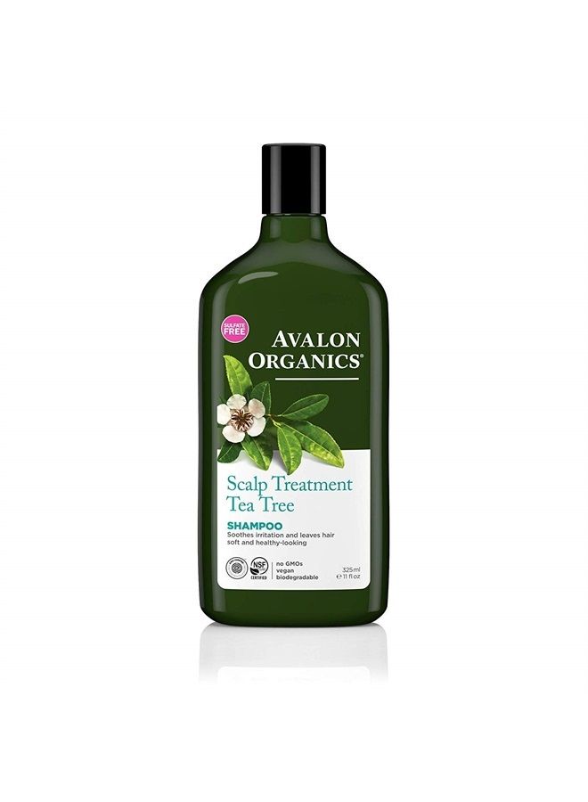 Avalon Organics Shampoo, Scalp Treatment Tea Tree, 11 Oz
