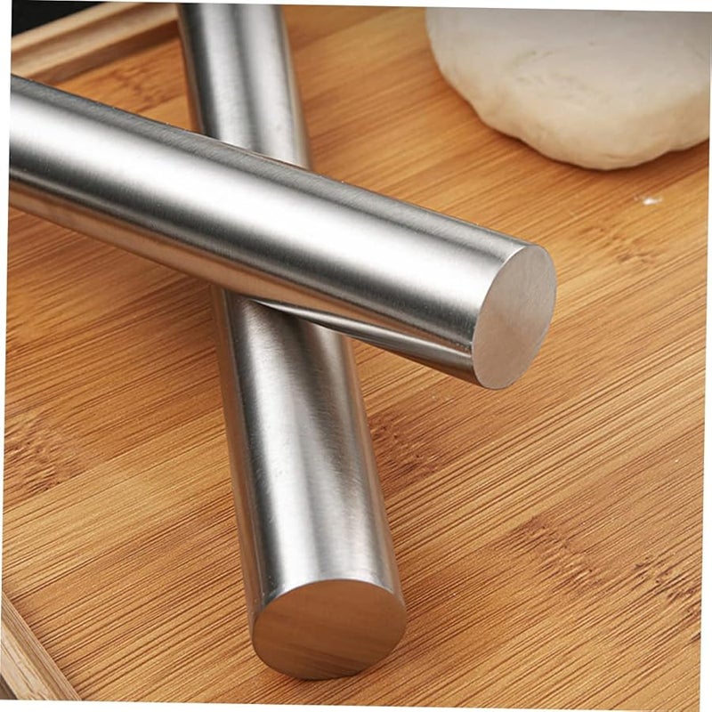 Stainless Steel Rolling Pin For Pastry Noodles Fondant Easy To Clean And Store - Image 4