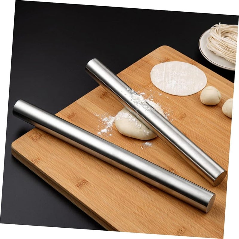 Stainless Steel Rolling Pin For Pastry Noodles Fondant Easy To Clean And Store - Image 3
