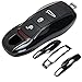 AeroBon Painted Key Fob Cover Compatible with Porsche Cayenne Panamera Macan 911 718 Boxster Cayman Smart Key Shell MK1 Black - Image 2