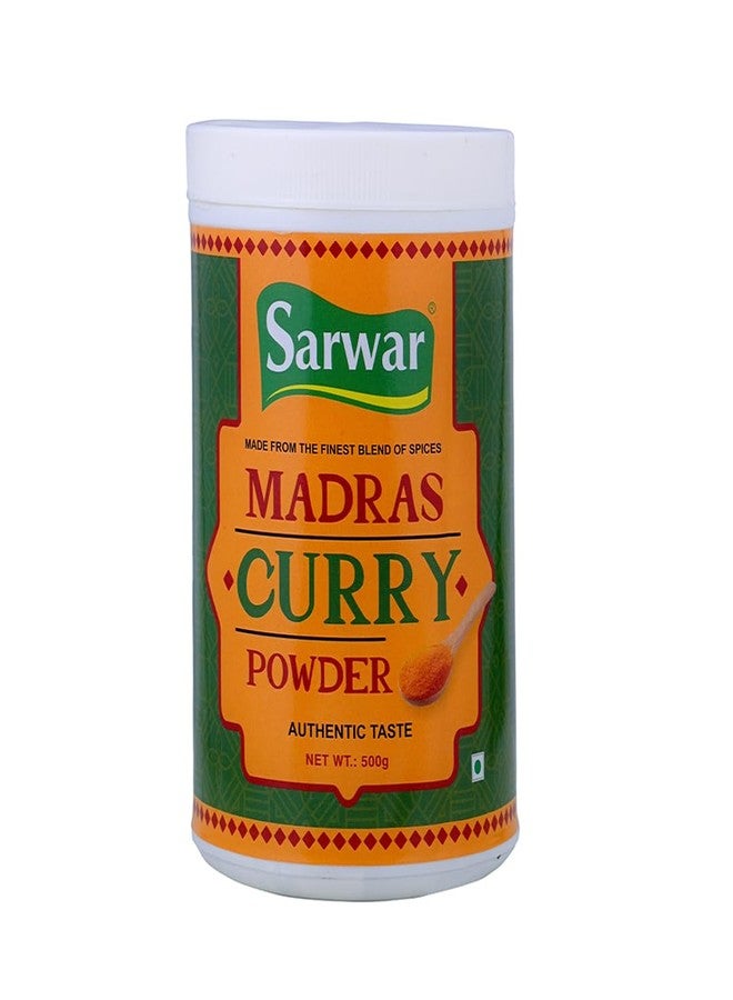 Sarwar Madras Curry Powder | 500g Jar | South Indian Spice Blend | Ideal for Curries, Gravies, Vegetables, Meat & Seafood - Image 1