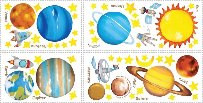 BPA Planets in The Space Kids Wall Decals - Image 5