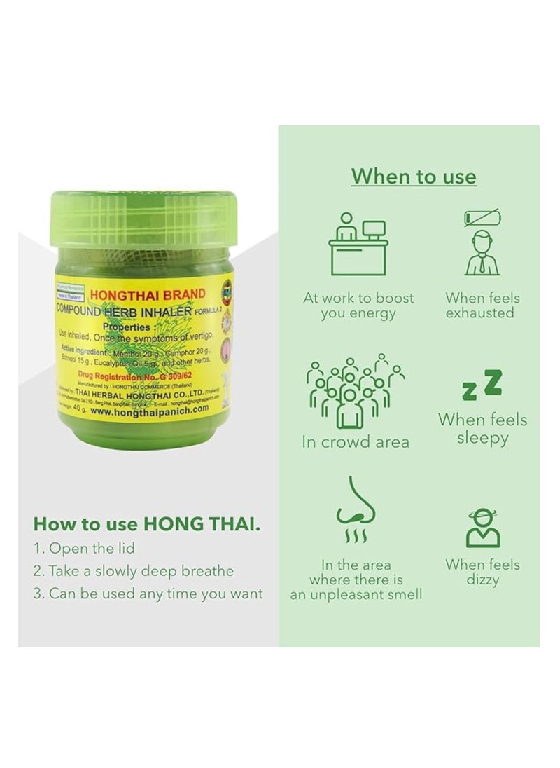 HONG THAI HONG THAI Compound Herb Inhaler Formula  - Image 3