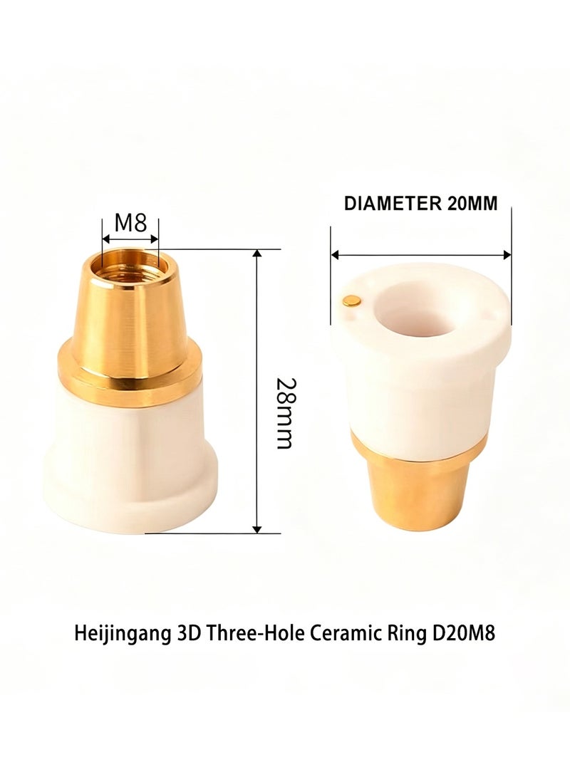 حلقة دليل سلك سيراميك 3DM20 لليزر اللحام، سلسلة "Black Diamond"، مقاومة عالية للتآكل - Image 2