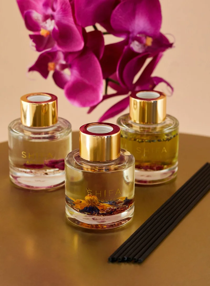 Shifa Aromas 3 Pack Rose, Pilgrim & Summer Dream Mini Diffuser