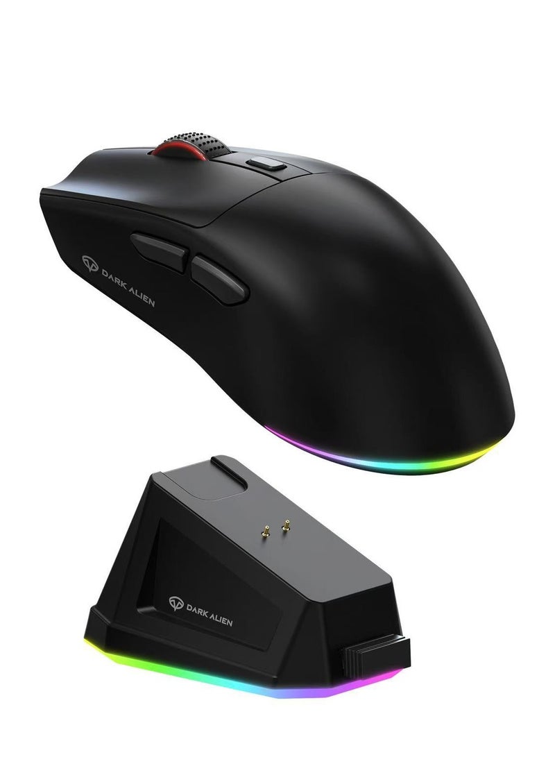 دارك إلين ماوس X1 خفيف الوزن لاسلكي بتقنية البلوتوث ثلاثي الأوضاع مع قاعدة شحن RGB للألعاب والمكتب - Image 1