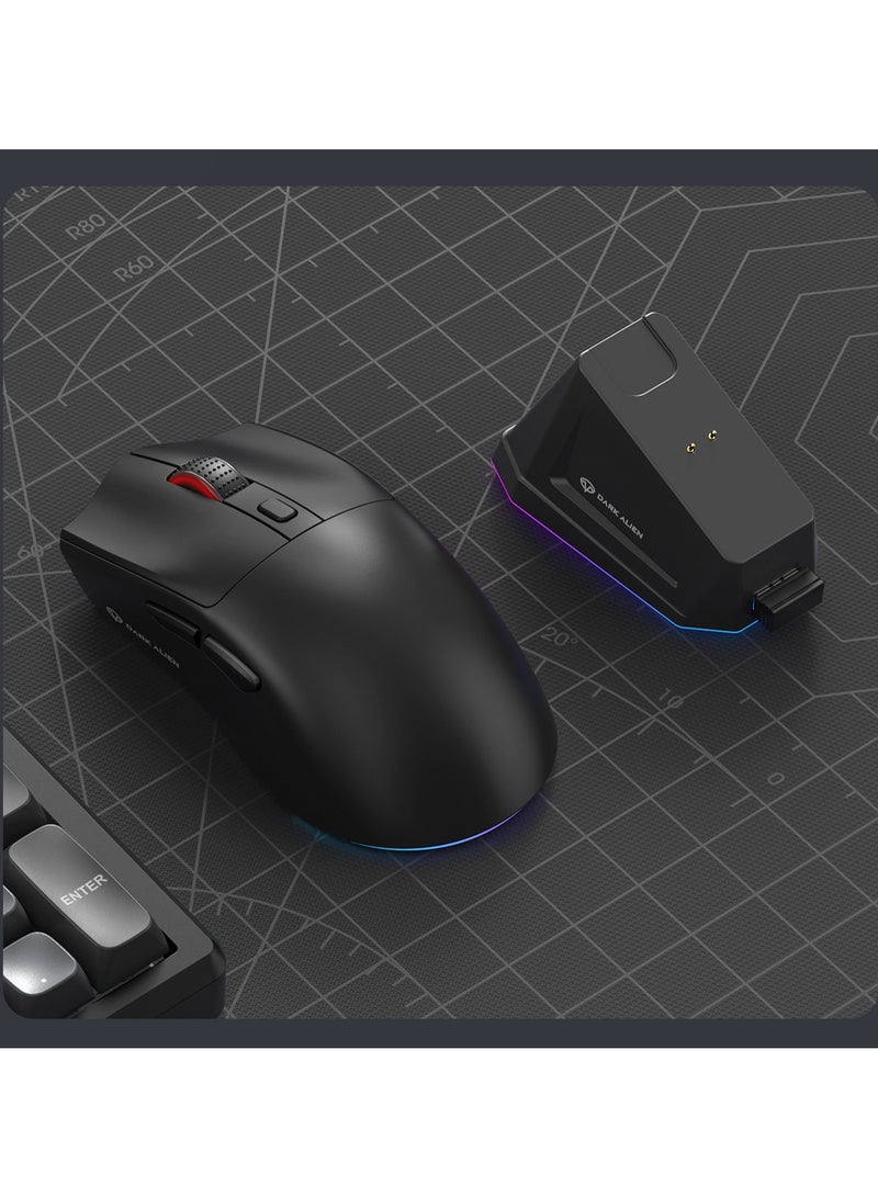 دارك إلين ماوس X1 خفيف الوزن لاسلكي بتقنية البلوتوث ثلاثي الأوضاع مع قاعدة شحن RGB للألعاب والمكتب - Image 4