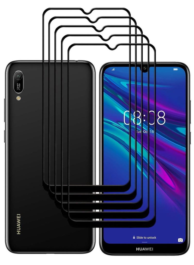 ACLIX 5 Pieces Antistatic ESD Dustproof Premium Quality High Definition Tempered Glass Screen Protector Designed For Huawei Y6 (2019) - Image 1