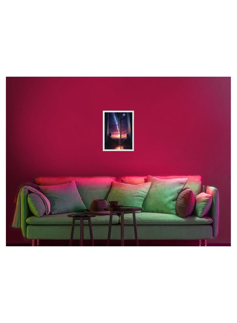 إم إي سي إطار ملصق حائط رقمي رقمي الليلة الماضية 21X30 سم - Image 5