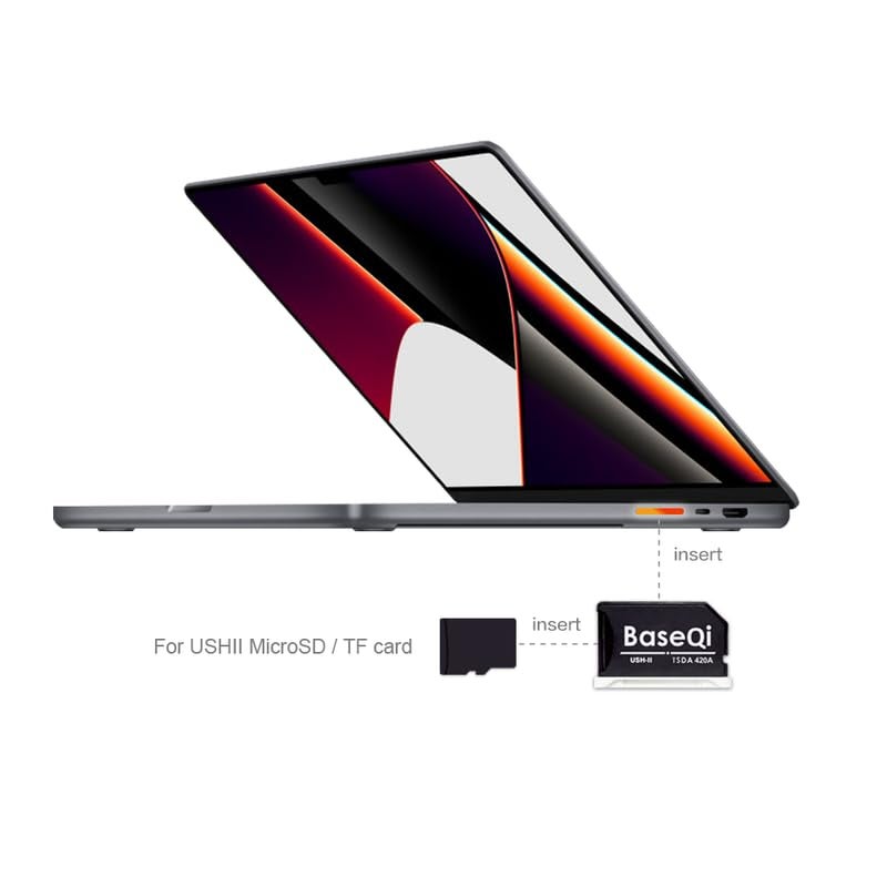 BaseQi Aluminum MicroSD Adapter for Lenovo Yoga 900 & 710 - Image 4