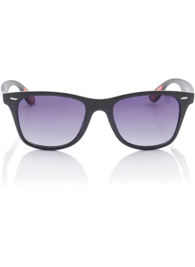Lee Cooper Polarized Sunglasses Gradient Grey Frame Black Mirror Lens 53mm  - LC1215C01