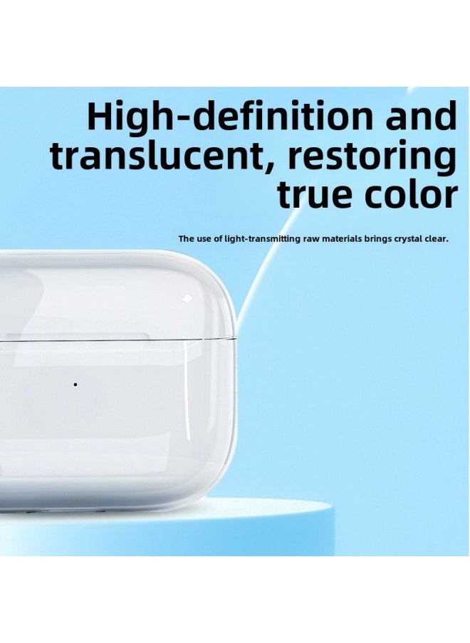 Generic - Tpu Transparent Earphone Set Material For Apple Bluetooth Headset Pro2 Generation Airpods Bluetooth Headset Protective Cover-Color:TPU Soft Shell (bare Shell)-Applicable Model:Airpods (3rd Generation - With Ear Hooks) 4th Generation - Image 1