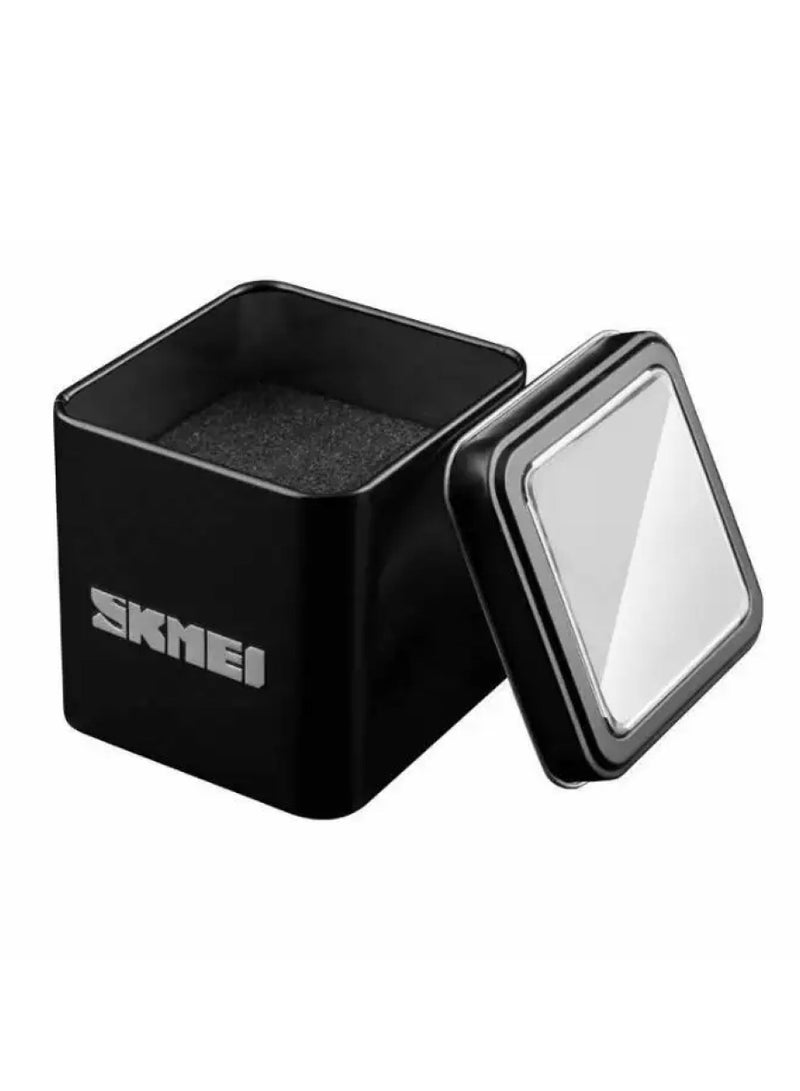 SKMEI Automatic Mechanical Fashion Formal Stainless Steel Waterproof Casual Watches for Men - 9184 - Image 4