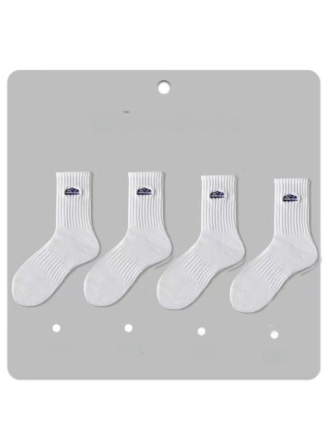 KUYING Fashion Anti Slip Breathable Sports Socks Four Piece Set