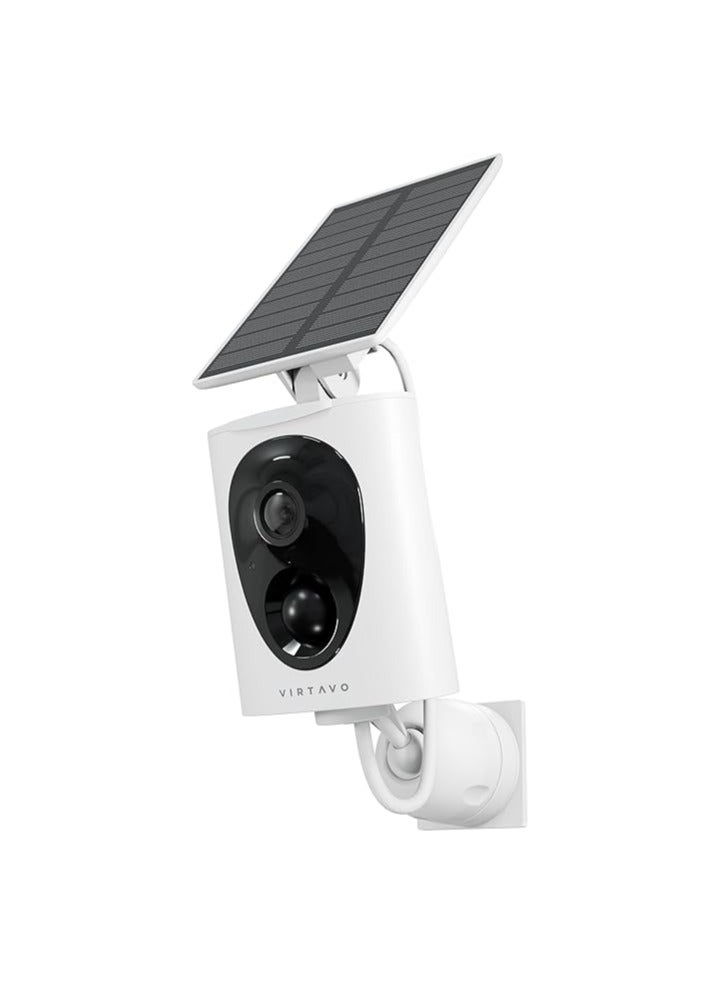 Generic VIRTAVO 2K Solar Powered Security Camera (SOLAR FLASK) – Color Night Vision, PIR Motion Alerts, Remote Access & 1-Year Warranty  - Image 2