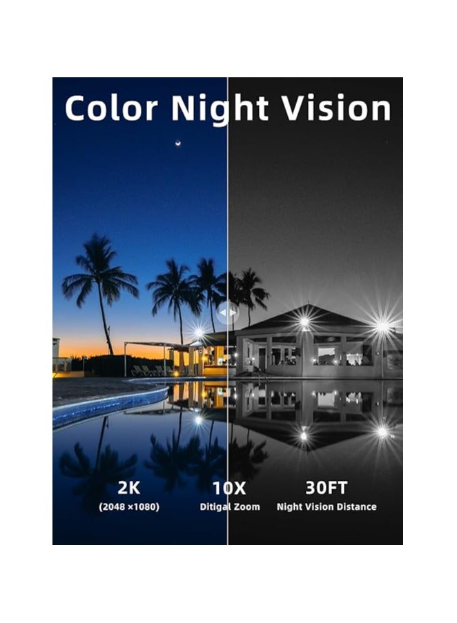 Generic VIRTAVO 2K Solar Powered Security Camera (SOLAR FLASK) – Color Night Vision, PIR Motion Alerts, Remote Access & 1-Year Warranty  - Image 5