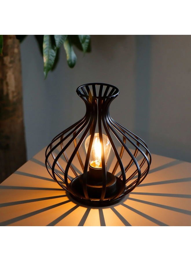 JHY DESIGN Decorations Outdoor Table Lamp Nightlight 7.5''High Modern Style Battery Powered Lamp With 6-Hours Timer Feature Decorative Bedside Lamp for Room Indoor Outdoor Table Garden Party - Image 3