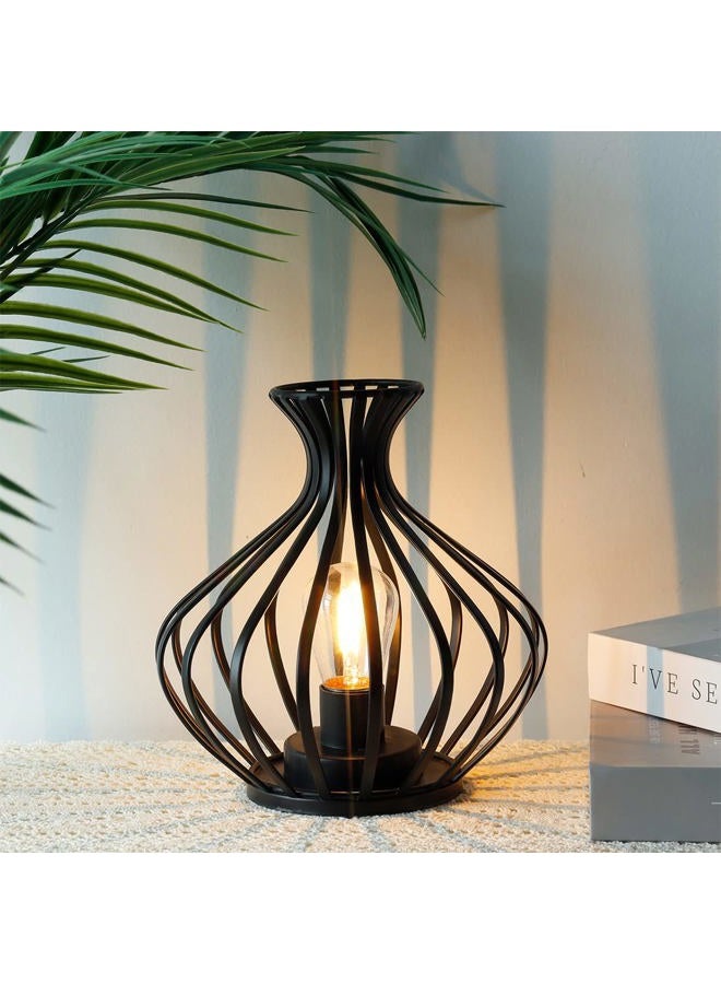 JHY DESIGN Decorations Outdoor Table Lamp Nightlight 7.5''High Modern Style Battery Powered Lamp With 6-Hours Timer Feature Decorative Bedside Lamp for Room Indoor Outdoor Table Garden Party - Image 5