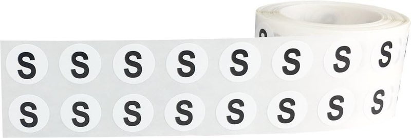 InStockLabels.com Letter S Inventory Labels .5 Inch Round Circle Dots 1,000 Adhesive Stickers - Image 2