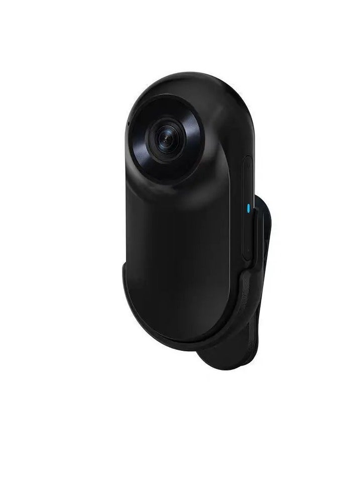 AROAQ 1080p Mini Pocket Camera, HD Screen Outdoor Action Camera, Portable Magnetic Thumb Camera, Multifunctional Pocket Wearable Body Camera For Car Bicycle Riding Playing, (Black)  - Image 1