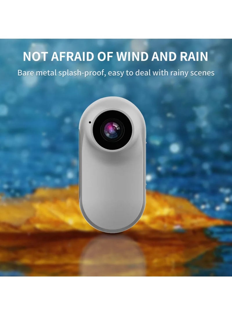 AROAQ 1080p Mini Pocket Camera, HD Screen Outdoor Action Camera, Portable Magnetic Thumb Camera, Multifunctional Pocket Wearable Body Camera For Car Bicycle Riding Playing, (Black)  - Image 2