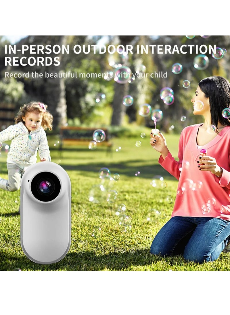 AROAQ 1080p Mini Pocket Camera, HD Screen Outdoor Action Camera, Portable Magnetic Thumb Camera, Multifunctional Pocket Wearable Body Camera For Car Bicycle Riding Playing, (Black)  - Image 3