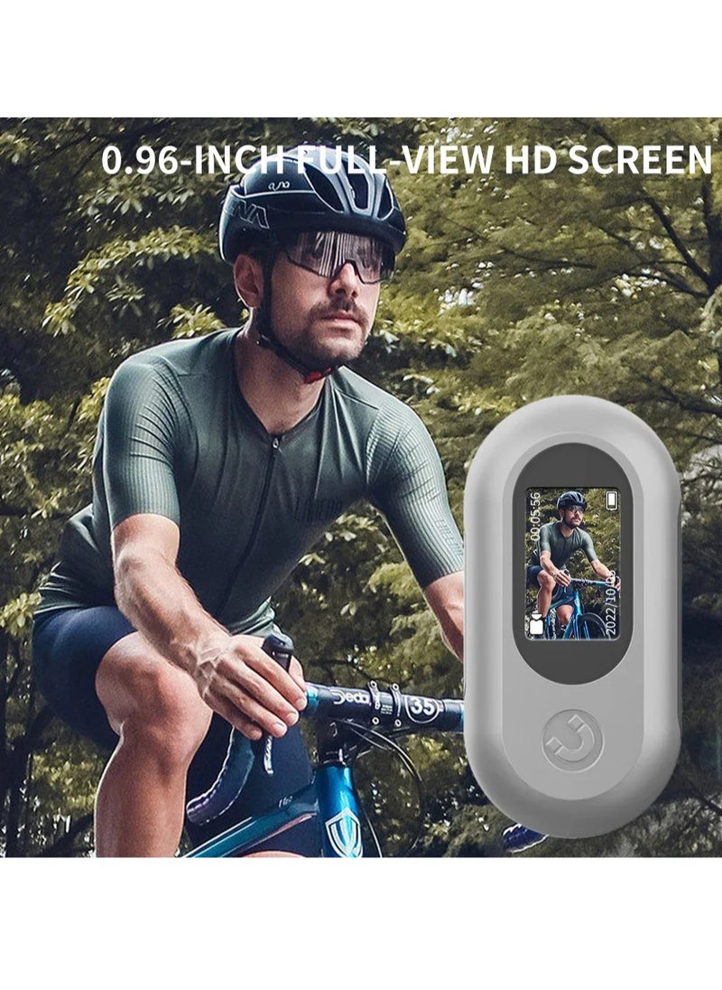 AROAQ 1080p Mini Pocket Camera, HD Screen Outdoor Action Camera, Portable Magnetic Thumb Camera, Multifunctional Pocket Wearable Body Camera For Car Bicycle Riding Playing, (Black)  - Image 5