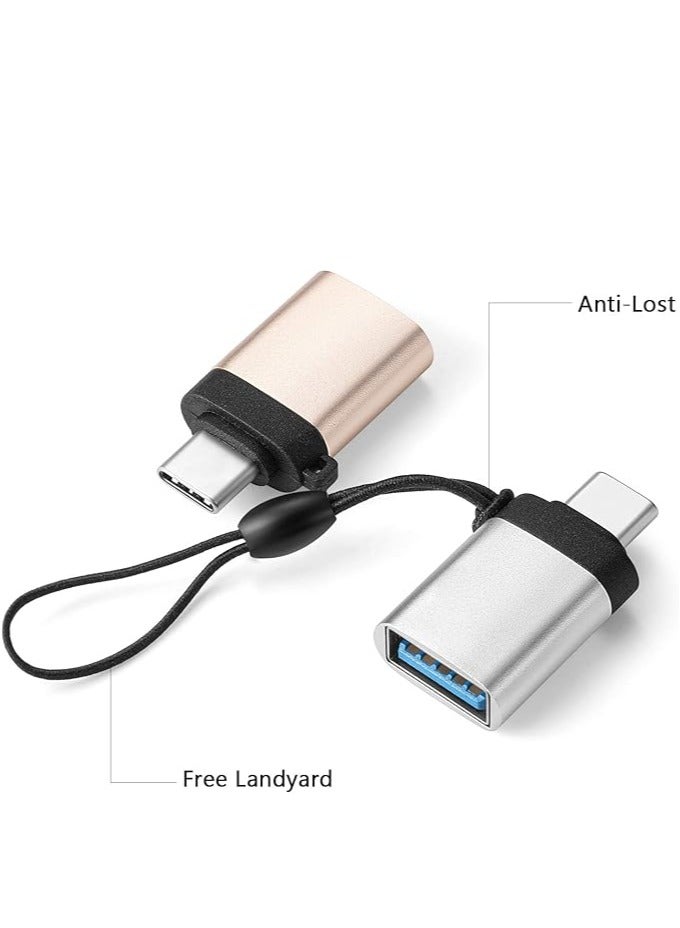 محول USB نوع سي الى USB، محول OTG من C نوع الى USB 3، محول موزع USB نوع سي، موصل شحن سريع متوافق مع ماك بوك برو، جوجل كروم بوك، نينتندو سويتش والمزيد، اجهزة بمنفذ نوع سي (الوان مختلفة ) - Image 3