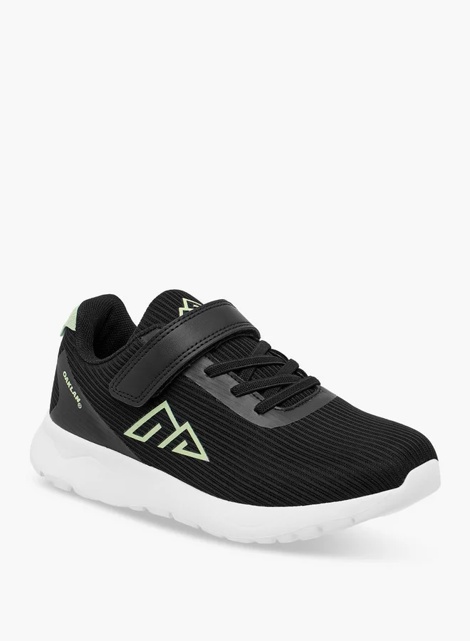 شو اكسبرس Boys Logo Detail Sports Shoes with Hook and Loop Closure
