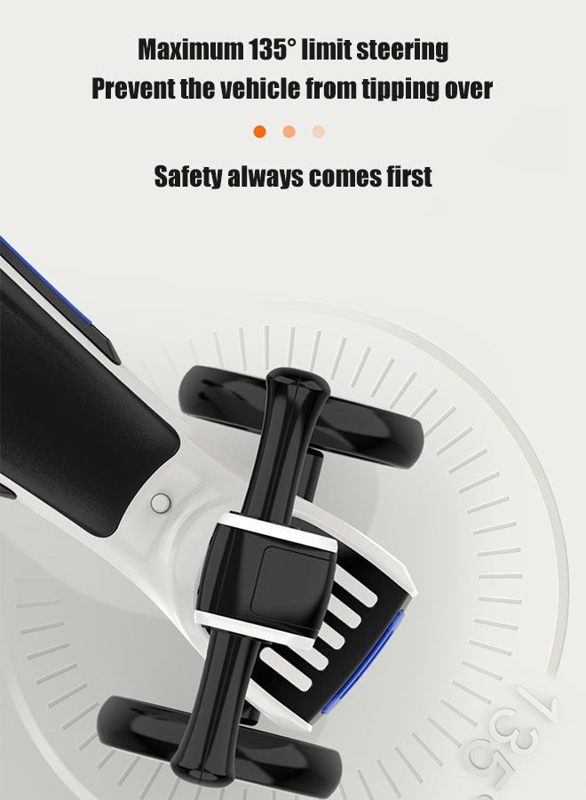 دراجة توازن للأطفال من عمر سنة إلى ست سنوات، مناسبة للأولاد والبنات، سكوتر/سيارة توازن، دراجة متعددة الاستخدامات بدون دواسة. أربع عجلات صامتة. أول لعبة ركوب للأطفال، هدايا عيد ميلاد. - Image 3