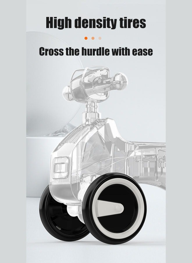 دراجة توازن للأطفال من عمر سنة إلى ست سنوات، مناسبة للأولاد والبنات، سكوتر/سيارة توازن، دراجة متعددة الاستخدامات بدون دواسة. أربع عجلات صامتة. أول لعبة ركوب للأطفال، هدايا عيد ميلاد. - Image 5