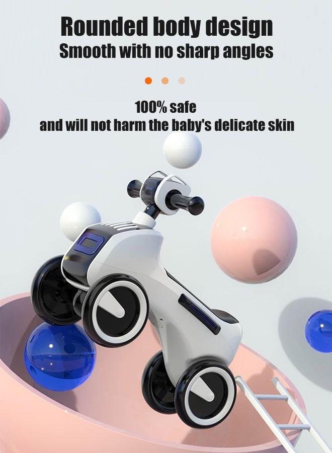 دراجة توازن للأطفال من عمر سنة إلى ست سنوات، مناسبة للأولاد والبنات، سكوتر/سيارة توازن، دراجة متعددة الاستخدامات بدون دواسة. أربع عجلات صامتة. أول لعبة ركوب للأطفال، هدايا عيد ميلاد. - Image 2