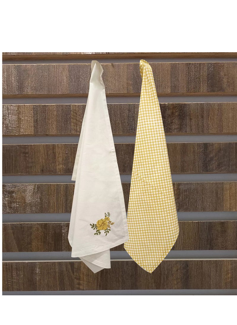 Generic - Tribulus 2 Piece Kitchen Towel Set 50x70 cm - Image 1
