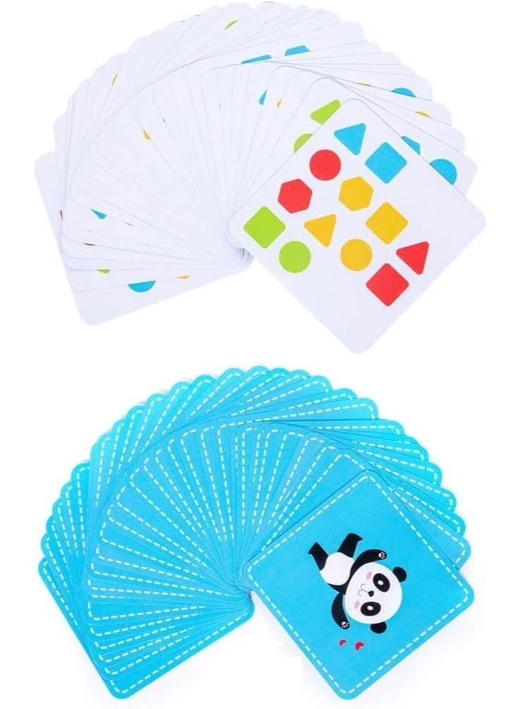 Wooden Geometric Shape Building Blocks For Duel - Image 4