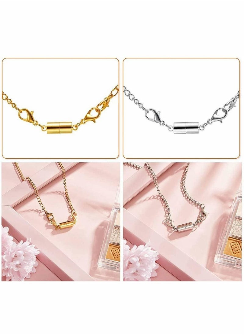Generic - 30 Piece Necklace Clasps Bracelet Buckle Gold and Silver Magnetic Jewelry Locking Clasp and Closures Lobster Connector - Image 1
