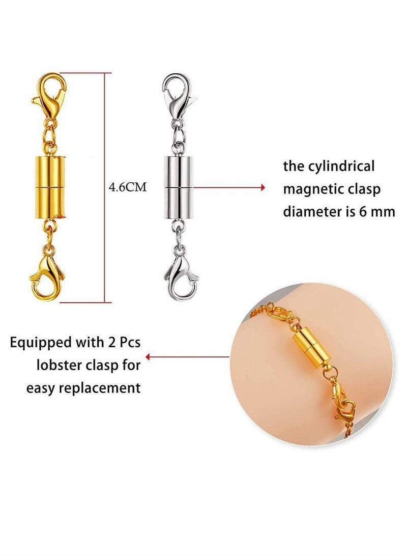 Generic - 30 Piece Necklace Clasps Bracelet Buckle Gold and Silver Magnetic Jewelry Locking Clasp and Closures Lobster Connector - Image 1