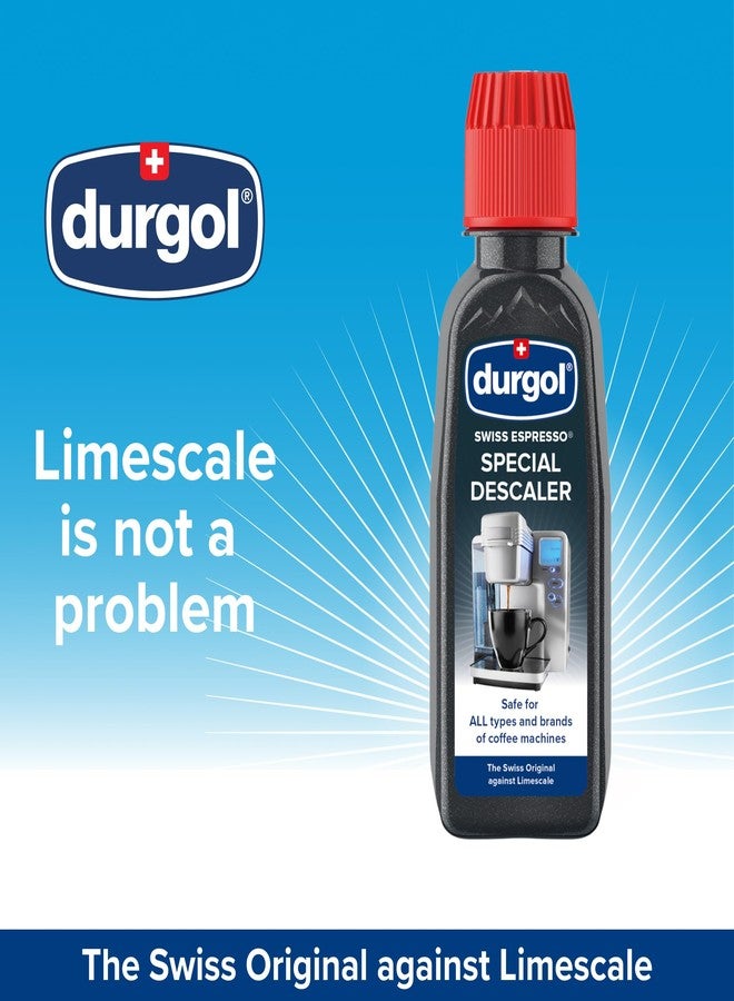 Durgol Swiss Espresso, Descaler and Decalcifier for All Brands of Espresso Machines and Coffee Makers, 4.2 Fluid Ounces (Pack of 2) - Image 2