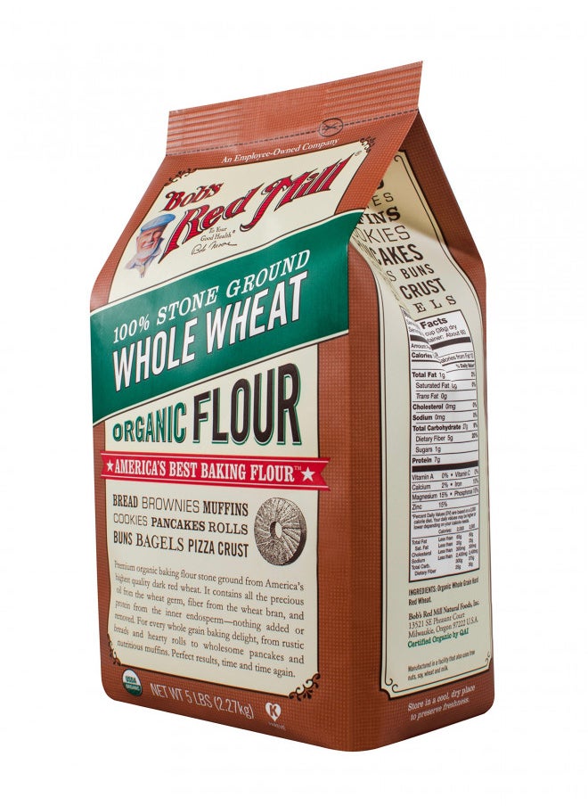 Bob's Red Mill, Organic Flour, Whole Wheat, 5 lb - pzsku/ZC621E654CE9BAD490A5AZ/45/_/1731696180/ef3d608f-49bb-4645-844b-30fed5ac23e9