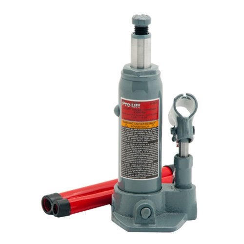 Pro Lift Pro-Lift B-002D Grey Hydraulic Bottle Jack - 2 Ton Capacity - Image 4