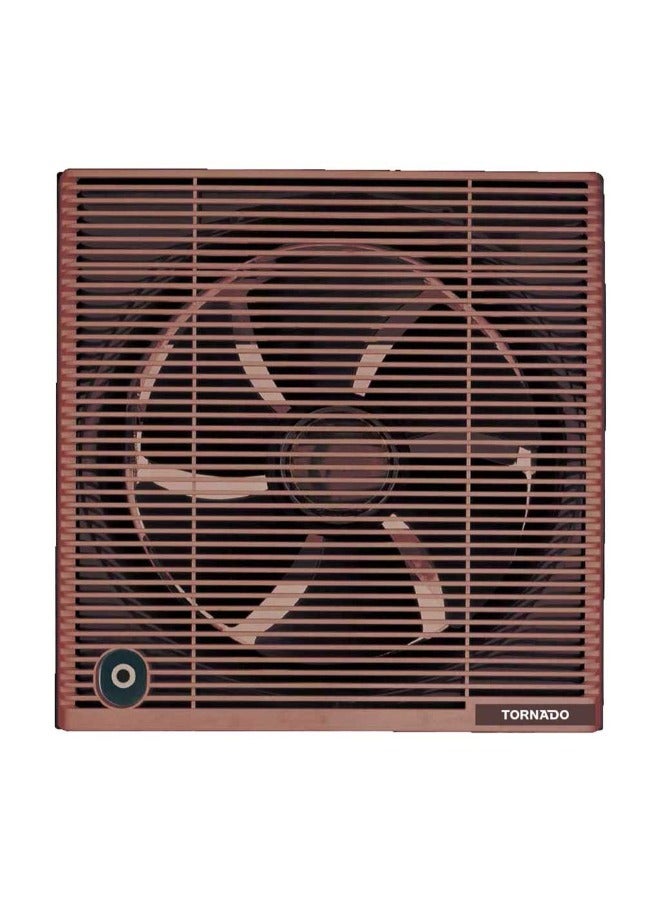 TORNADO Bathroom Ventilating Fan 25 cm Privacy Grid Brown TVS-25NM
