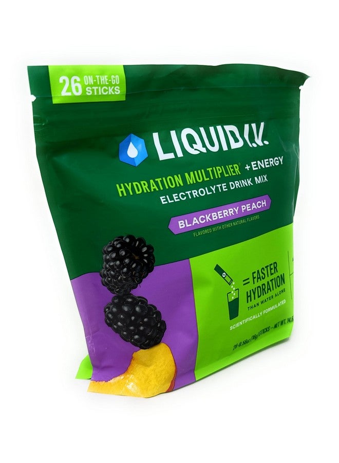 Liquid I.V. مشروب الطاقة السائل I.V. مضاعف الترطيب، توت أسود وخوخ (26 عبوة) - Image 2