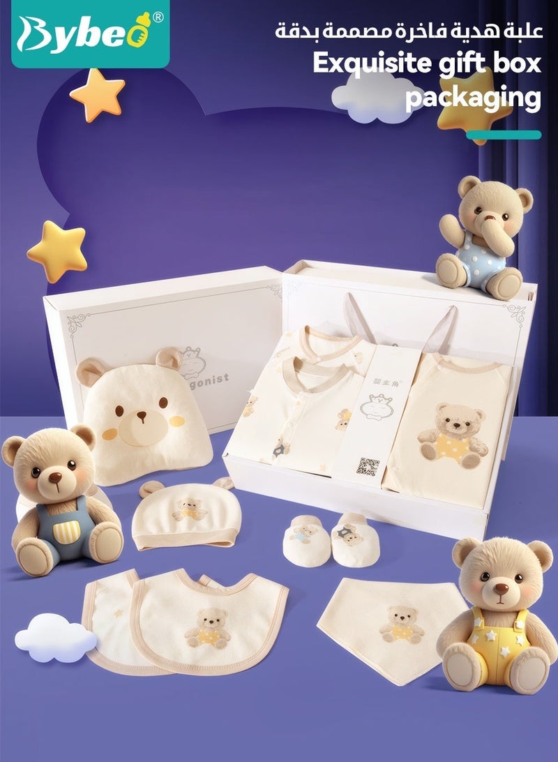 Bybeo 26PCS Newborn Baby Gifts Set, Newborn Layette Gift Set, Baby Clothes Accessories Set for Boys and Girls, Premium Cotton, Perfect Gift Box with Beautifully Gift Box for Spring Summer Autumn Winter - Image 2