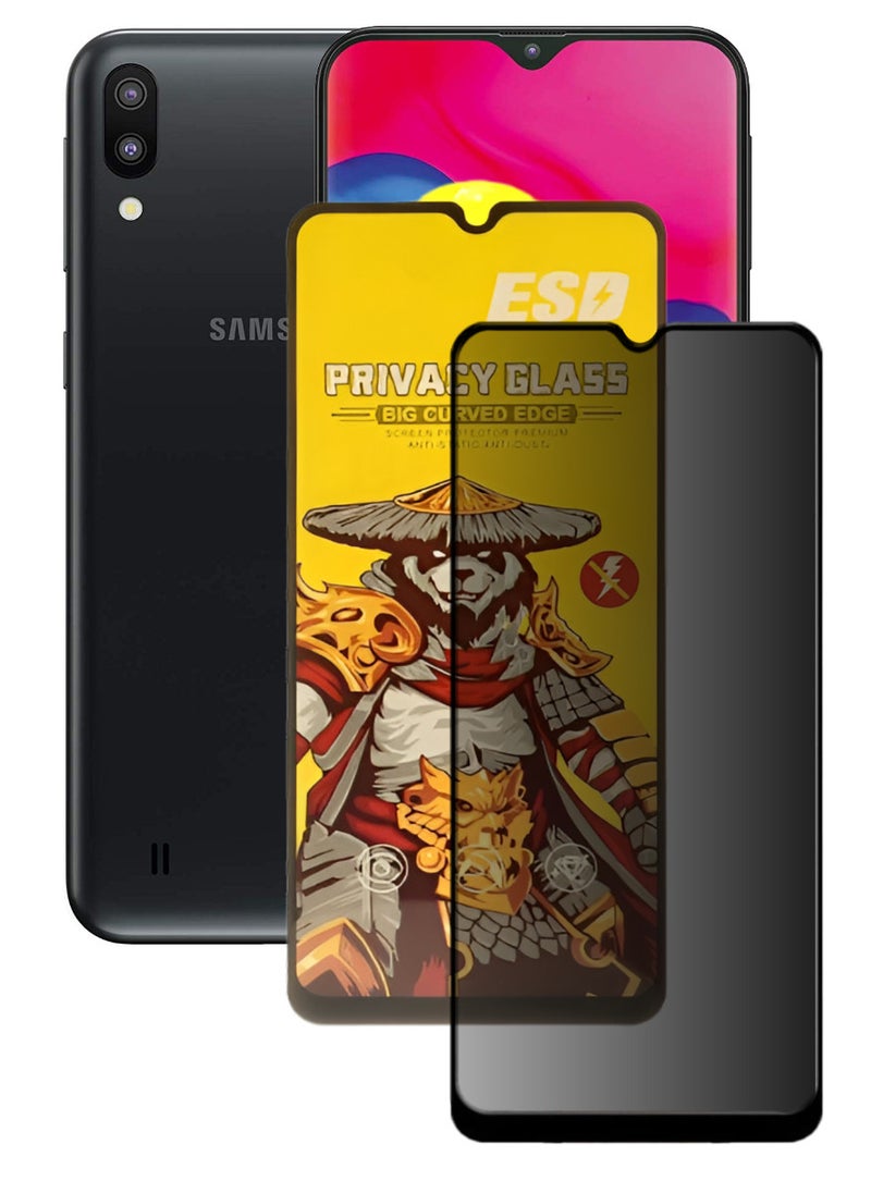 ESD Tempered Dustproof Privacy Glass Screen Protector Compatible For Samsung Galaxy M10 - Image 1