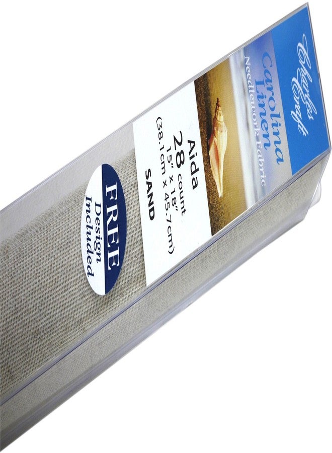 دي ام سي قماش كتان كارولينا من دي إم سي تشارلز كرافت، 28 قطعة، مقاس 15 × 18 بوصة، لون رملي - Image 2