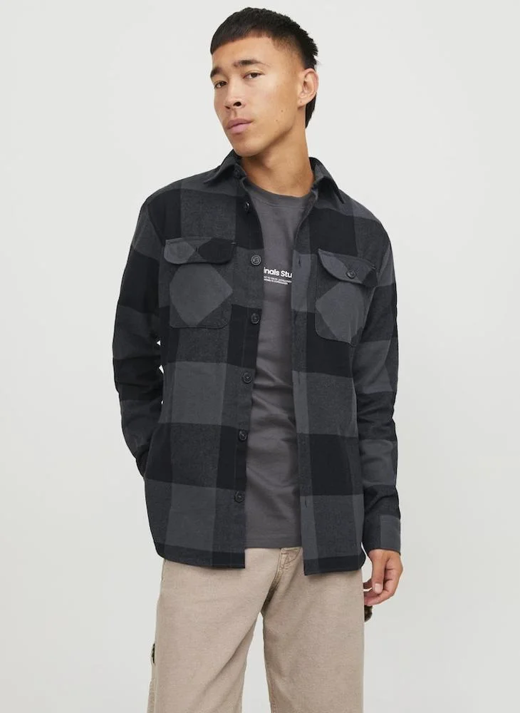 JACK & JONES Checked Regular Fit Shirt