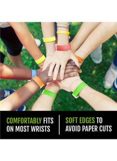 Wristco Stco Tyvek Wristbands For Events - 500 Count, 5-Color Variety Pack - Tamper-Proof Design Prevents Reuse - Premium-Grade Bracelets For Hospital & Medical Id, Party, Vip Identification  - Image 5