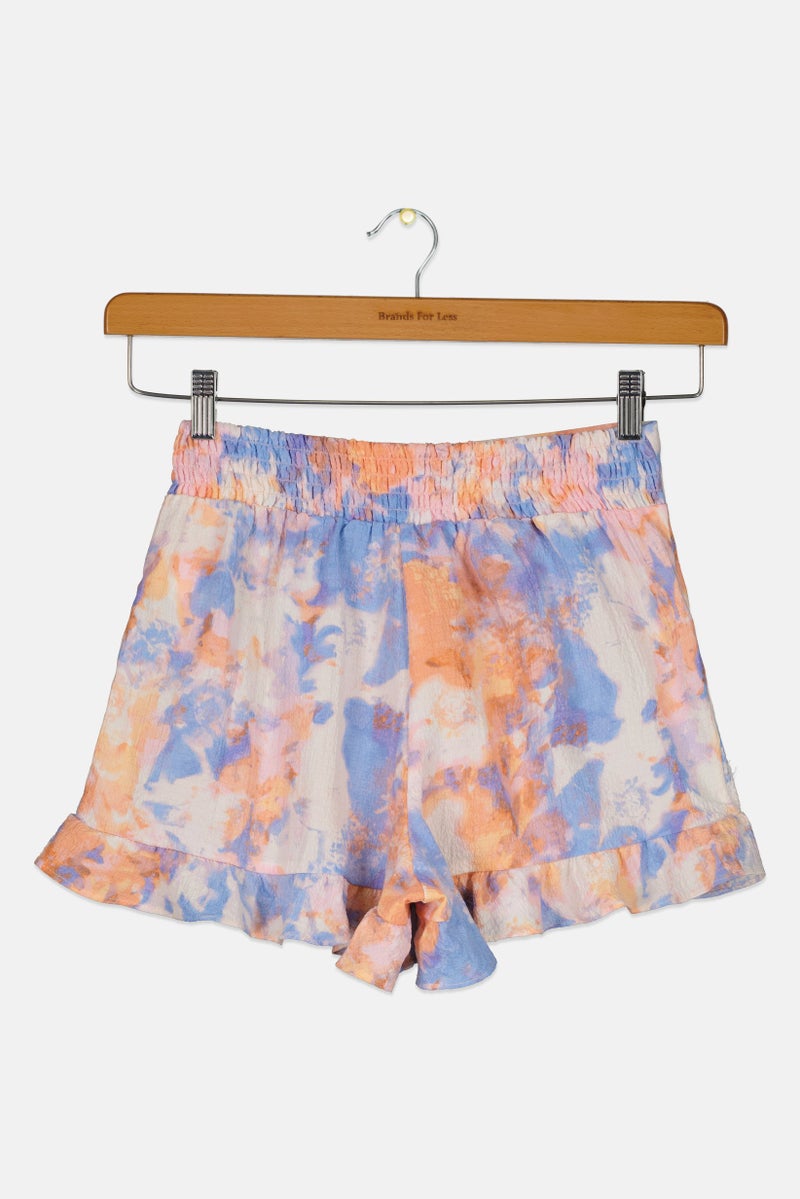 BCBGeneration Women Regular Fit Tie Dye Shorts, Multicolor - Image 2