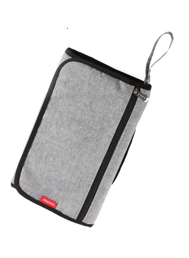 اليشمك وسادة تغيير حفاضات محمولة، وصغيرة، وضد الماء مع جيوب متعددة ونسيج من 3 طبقات - Image 1