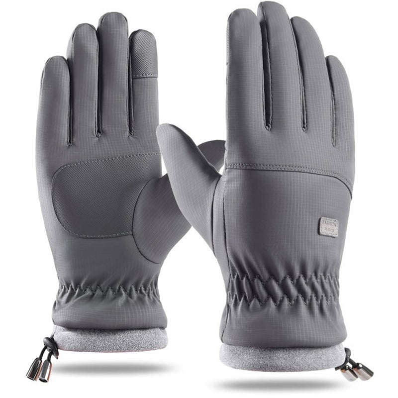 IZUS Men Water-Repellent Cold-Weather-Gloves Touchscreen Sports-Gloves Windproof Thermal-Outdoor-Mittens Winter Women - Image 2